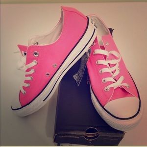 Converse Shoes - Brand New Converse Chuck Taylor-Neon Pink Converse Shoes - Brand New Converse Chuck Taylor-Neon Pink